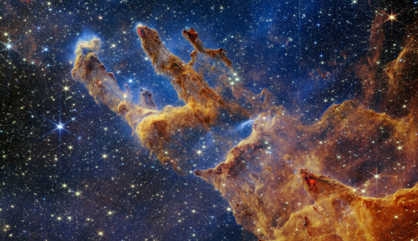 NASA показало ближайшую к Земле область звездообразования к первой годовщине научной работы «Джеймса Уэбба»