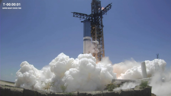 Spacex provela v osnovnom uspeshnye ognevye ispytanija uskoritelja super heavy dlja rakety starship 2d2da16.jpg