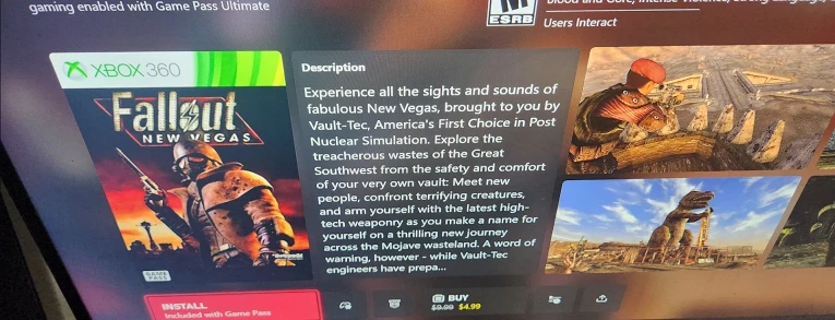 Звезда сериала Fallout начала проходить New Vegas
