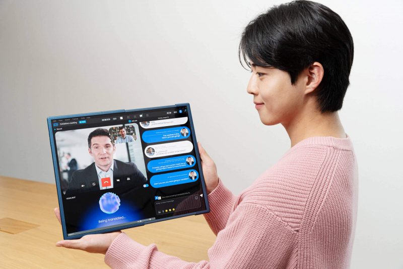 Samsung представила раздвижные дисплеи Slidable Flex
