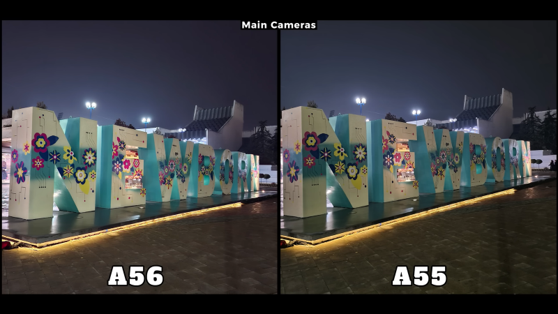 Чем отличаются камеры Samsung Galaxy A56 и A55