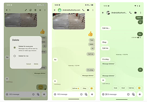 V coobshhenijah google pojavitsja funkcija udalenija chata s zaderzhkoj po vremeni c90ed19.jpg