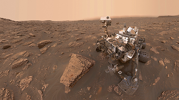 Nasa vpervye sfotografirovalo marsohod curiosity s orbity d346db9.jpg