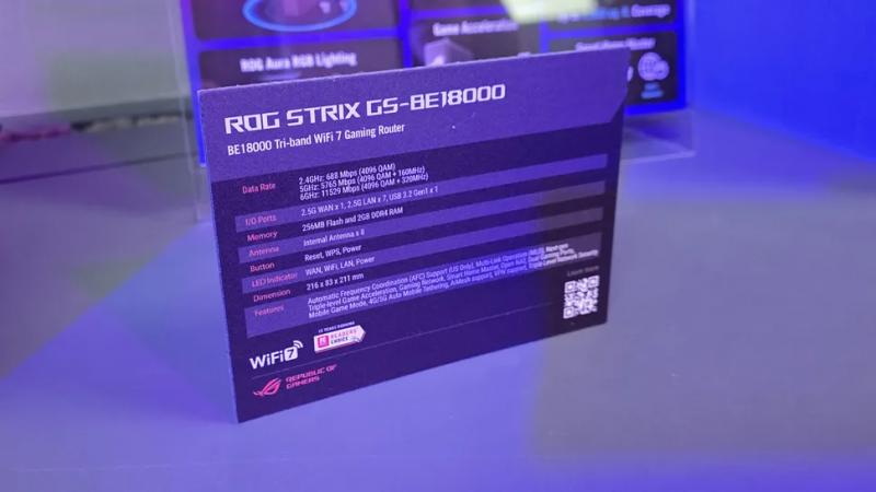 Asus представила игровые роутеры с Wi-Fi 7 и девятью 2,5 GbE портами
