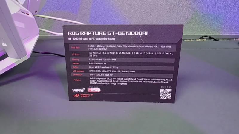 Asus представила игровые роутеры с Wi-Fi 7 и девятью 2,5 GbE портами