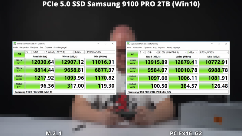 Intel Core Ultra в настольных ПК «режет» скорость SSD