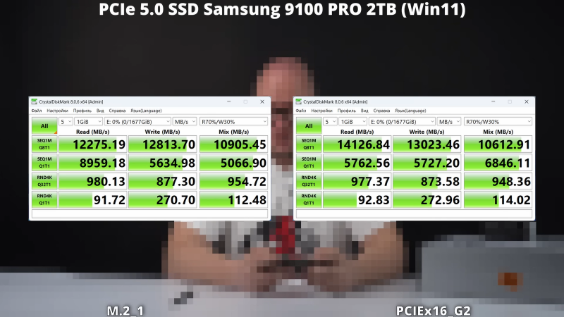 Intel Core Ultra в настольных ПК «режет» скорость SSD