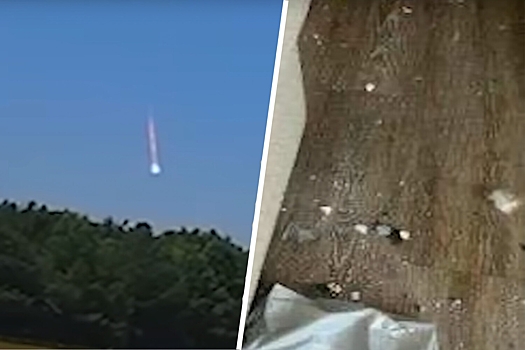 V ssha oskolok meteorita probil kryshu v dome 52b74ab.jpg