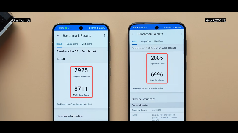 Компактные флагманские смартфоны Vivo X200 FE и OnePlus 13s подробно сравнили