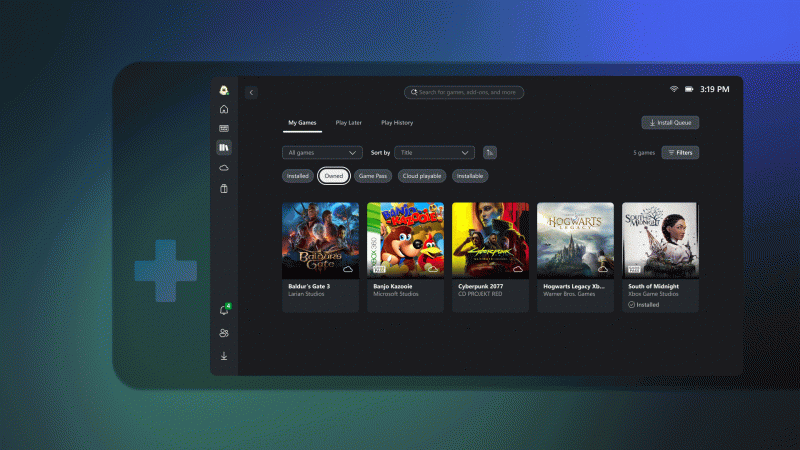 Microsoft объединила все игры с Xbox и ПК в единой Windows-библиотеке