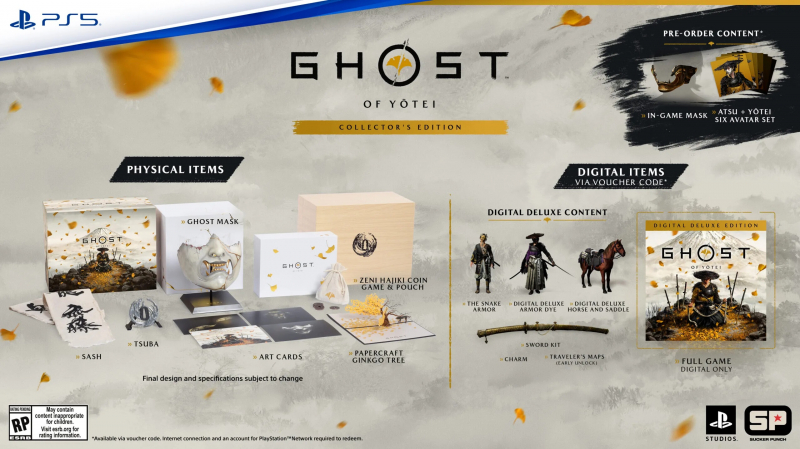 Вышел трейлер коллекционного издания игры Ghost of Yotei