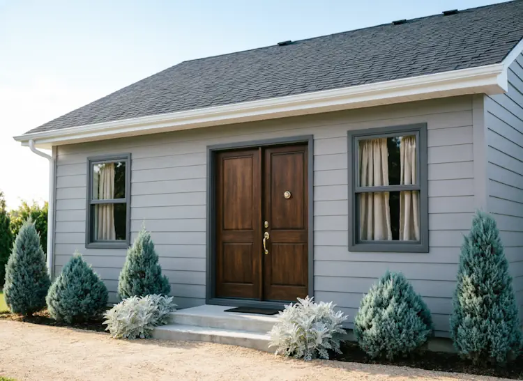 Дом отделанный сайдингом