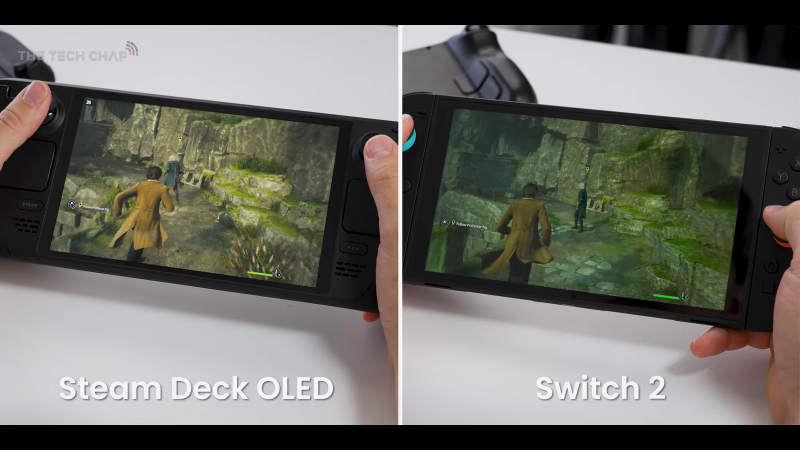Портативные консоли Switch 2 и Steam Deck подробно сравнили